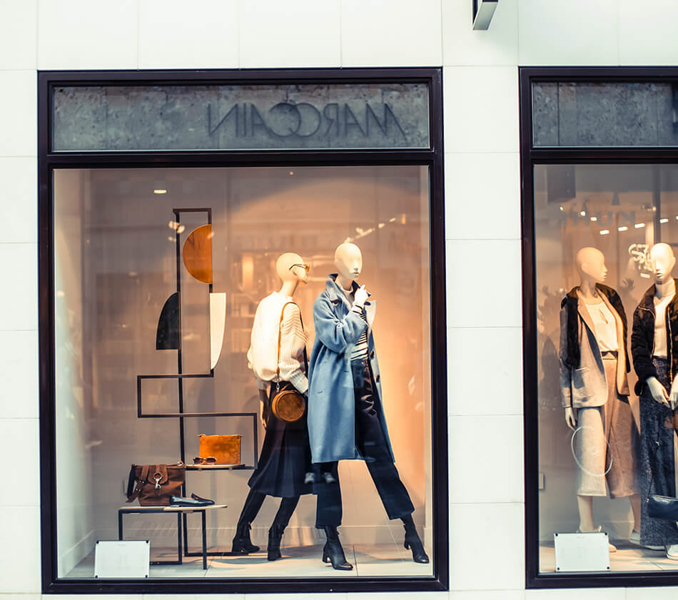 Image of storefront display.