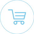Ecommerce circle icon